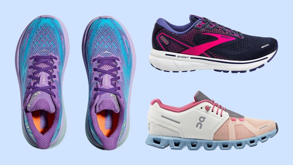 four types of women walking shoes