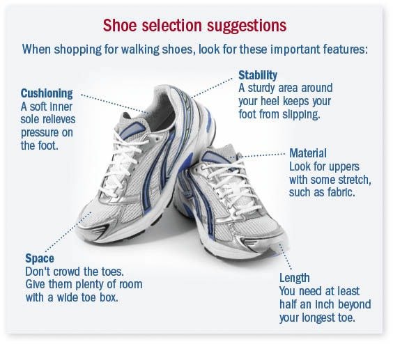 women's walking shoe qualities