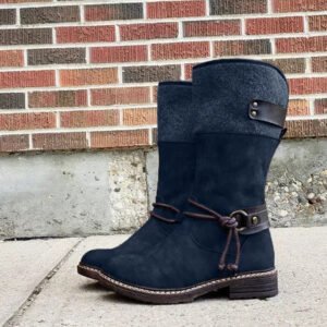 Cotton Snow Boots Blue-1