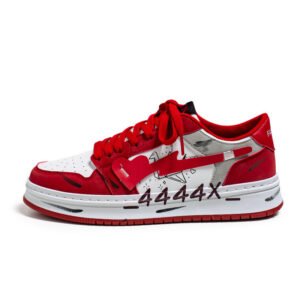 red Skateboard Shoes Men Sneakers 1