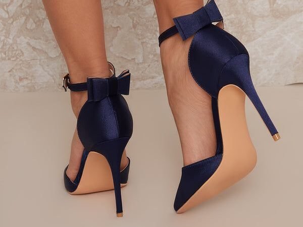 Navy Fashion High Heels