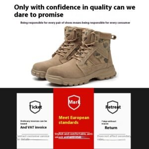 Protective Combat High Top Boots 1